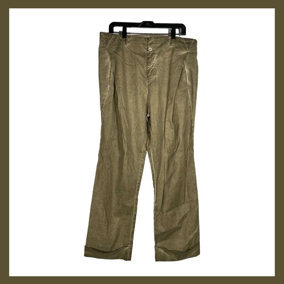 Transit Uomo Men’s Distressed Pants Size M 36 Relaxed Fit Designer Italy Linen - Picture 1 of 16
